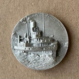 Medaille 150 Jahre Dampfschiff